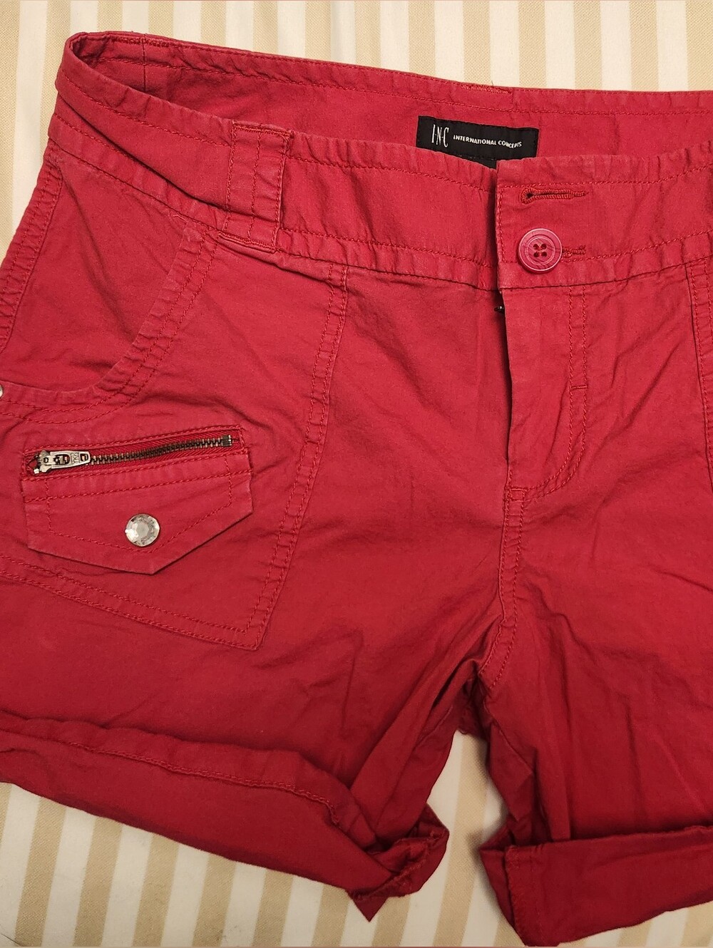 INC Red Women’s Shorts